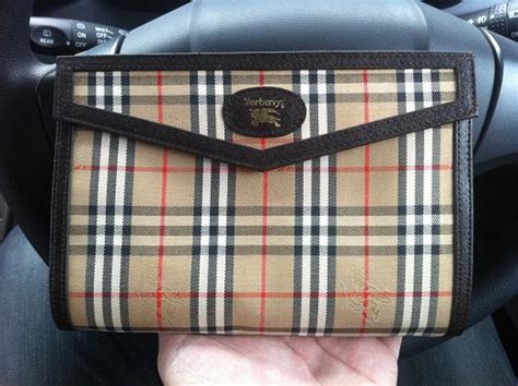 burberry london small clutch bag vintage|Burberry clutches and evening bags.